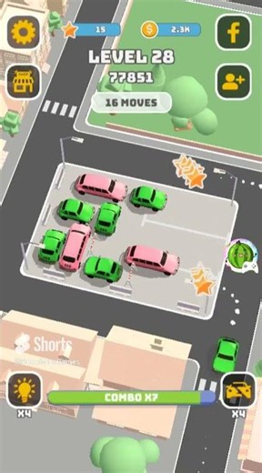 Car Parking Traffic Jam 3D level 29