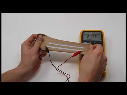 Screen Printable Silicone Strain Gauge Stretch Sensor Demonstration