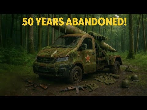 FULL Restoration of Abandoned MILITARY TRUCK After 50 Years | Extreme Rusty Military Van Rebuild