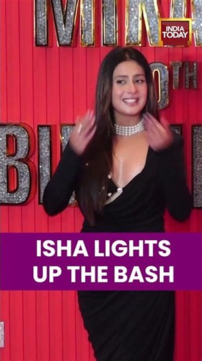 Isha Malviya Attends Mika Singh’s 50th Birthday Celebration in Mumbai #ishamalviya #mikasingh