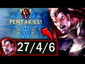 DARIUS TOP IS VERY BROKEN IN THIS CURRENT STATE (PENTA KILL) - 2025 Darius TOP Gameplay Guide