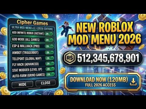 Roblox Mod Menu 2026: Unlimited Robux & Full Access APK for Android & iOS
