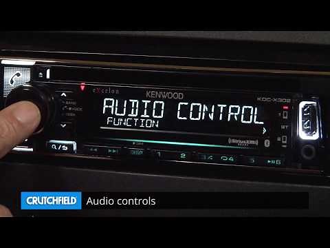 Kenwood Excelon KDC-X302 Display and Controls Demo | Crutchfield Video