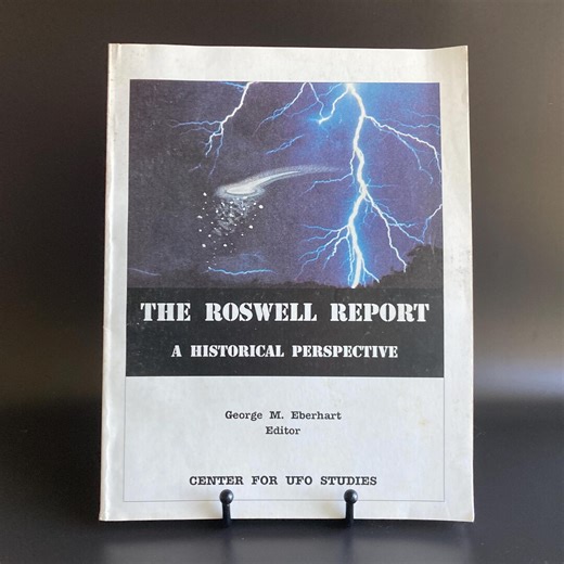 The Roswell Report 1991 | Center for UFO Studies | George Eberhart | Vintage UFO Book | Alien Research | Paranormal Collectible - Etsy