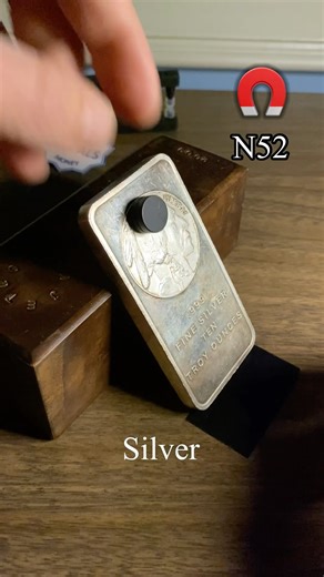 N52 Magnet Testing - Titanium, Cooper, Brass, Silver, Steel