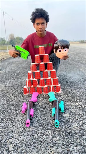 The ben10 Gun🔫 unboxing testing toys short 🔥