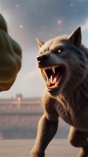 Hulk vs Fenrir | Battle Against the Beast of Ragnarok