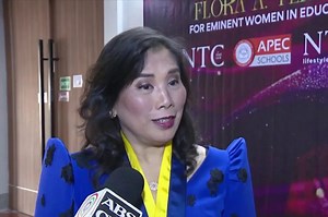 Knowledge Channel Foundation, Inc. Pres. Rina Lopez, tumanggap ng parangal | ABS-CBN News