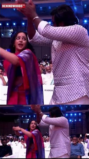 VJS Vs Nithya Menen Dance Battle 🔥 அடடா தனி Vibe தான் இவங்க சேர்ந்தாலே