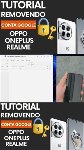DESBLOQUEIO DE CONTA GOOGLE OPPO ONE PLUS REALME 2025#frp #tech #tecnicodecelular #shortvideo