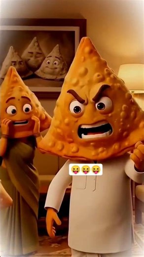 🔥"When Samosa became Angry Papa 😡 #SamosaDrama #FunnyShorts #IndianComedy #ShortsFeed