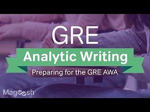 Preparing for the Analytical Writing Essays Video Lecture | Crash Course for GRE