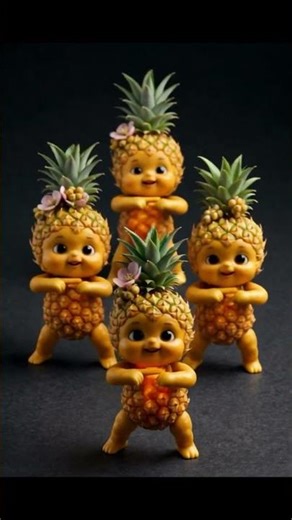 Dancing Pineapple 🍍 Satisfying Fruit Animation Short