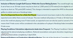 What is "Expected Score" and how does it work? 🤔 There is a new way of sorting out when you’ve not played a hole thanks to the recent changes to the World Handicap System. #golf #golfing #golfer #worldhandicapsystem #whs #golfing #golflife #fyp | National Club Golfer
