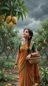 Rainy Day Mango Chutney 🥭🌧️ | Village Cooking ASMR #asmr #villagelife