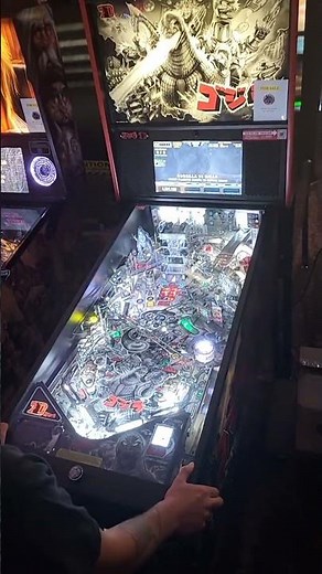 Godzilla 70th at 2D Con. #pinball #Stern #godzilla