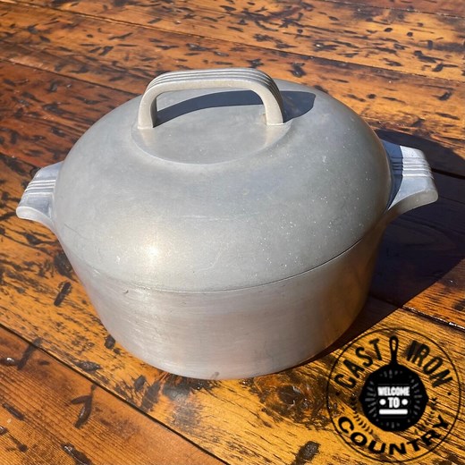 Wagner Ware Magnalite 4248-M Round Aluminum Dutch Oven Roaster Vintage 1930s - Etsy