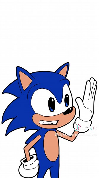 Sonic and Zelda High Five Animation
