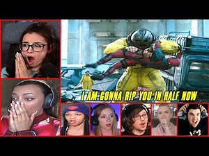 Juggernaught Rips Deadpool in Half Reaction Compilation | Deadpool 2 (2018)