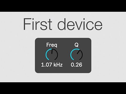 Max4Live - first device (lesson 1) [for absolute beginners]