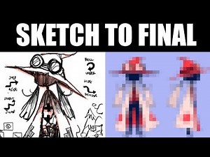 SPEED CHARACTER DESIGN [The Entire Process From First Sketch to Final Turnaround]