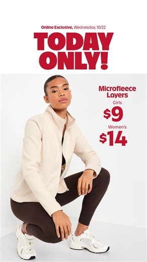 Soft-brushed jackets and pullovers at this price? Hurry 👏 Exclusions apply. | Old Navy
