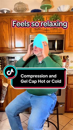 These head relief caps are amazing. The compression and cool gel feel amazing after a long day. These can be cooled or heated up! #compressioncap #compressionwrap #gelpack #selfcare #relaxation
