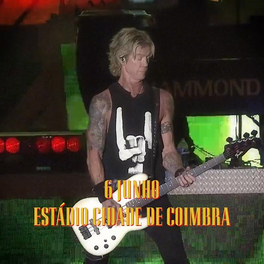 Portugal rocks! Guns N' Roses are back & this time playing Coimbra for the first time on June 6, 2025! | Guns N' Roses