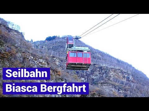 Kraftwerk Seilbahn Biasca - Wasserschloss Bergfahrt - keine Standseilbahn