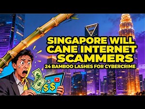 Singapore Will Now CANE Internet Scammers - 24 Lashes With Bamboo Rods