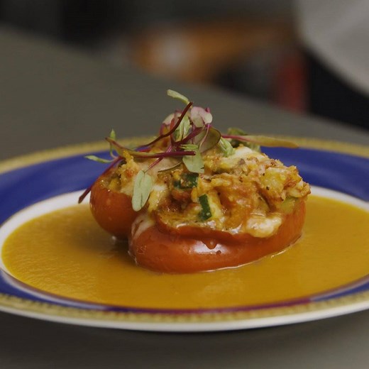 Watch and learn how to make Princess Diana's favorite stuffed pepper recipe 😋 http://dlsh.it/TIoW9ZV | Delish