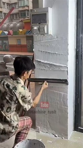 Satisfying Wall Plaster Leveling with Precision Tool