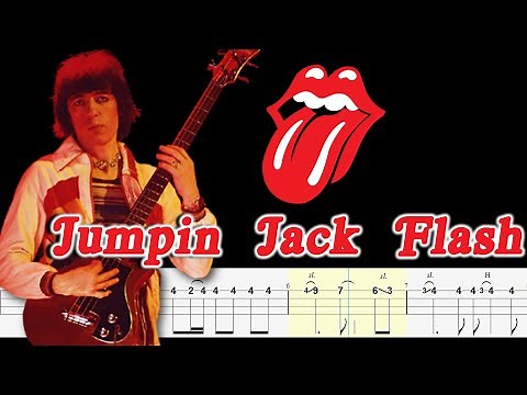 The Rolling Stones - Jumpin' Jack Flash (Official Bass Tabs) By Bill Wyman