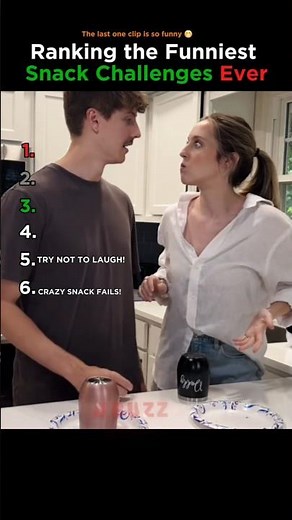 Ranking the Funniest Snack Challenges Ever#funnyvideo #usa #english #youtubeshorts #ranking