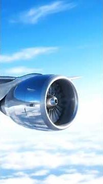 Cold Bypass Air vs Hot Core 🔥❄️ | How Jet Engines Really Work ✈️ #Shorts #JetEngine #Turbofan