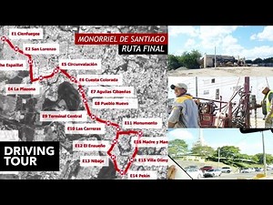 SANTIAGO RD 2022 - DRIVING TOUR NUEVA RUTA MONORRIEL DE SANTIAGO. ( ABRIL 03, 2022 )