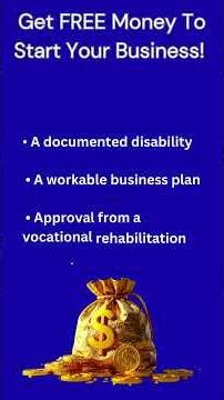 How People With Disabilities Can Get FREE Money To Start A Business