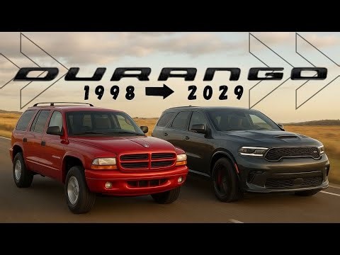Evolution of Dodge Durango 1998 - 2029 / 3 Generations of the Durango explained