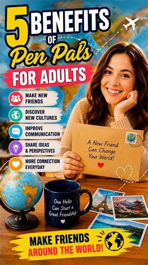 5 Benefits of Pen Pals for Adults | Make Friends Worldwide