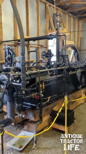 50 horsepower Miller engine built in Springfield, Ohio at the Coolspring Power Museum