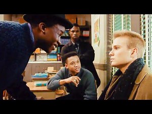 These thugs don't know that the man they are bullying is a tough boxer.