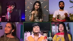 433K views · 10K reactions | #Mashup #Antakshari Quarantine Mashup | Antakshari | Joshua Aaron ft Nithyashree-Srinisha-Aajeedh-Ahmed Meeran-Aishwerya | Trollywood | Facebook