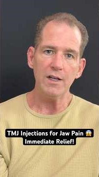 TMJ Injections for Jaw Pain 😱Immediate Relief!
