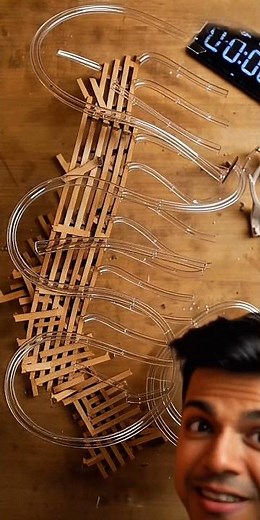 Marbles Race Through The Fastest Loop Coaster!