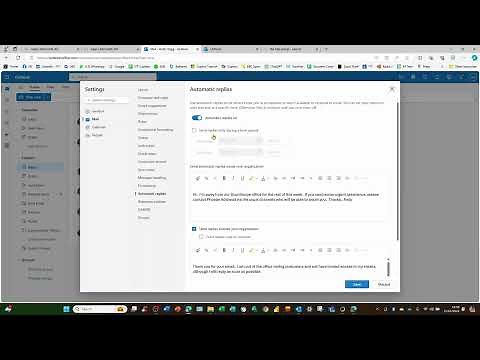 Microsoft Outlook: Setting Up Automatic Responses to Another Outlook Mailbox