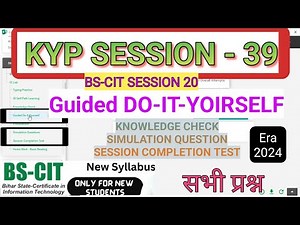 KYP SESSION 39 GUIDED DO IT YOURSELF || do it yourself session 39