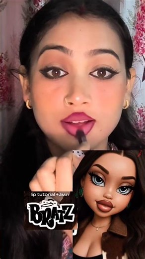 Big Juicy Bratz Lips 😱#trending #shortvideo #viralshorts #shortsfeed