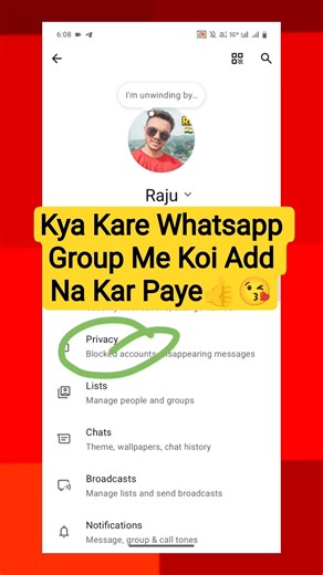 Kya Kare Whatsapp Group Me Koi Add Na Kar Paye |How To Stop Adding Me On Whatsapp Group | #shorts