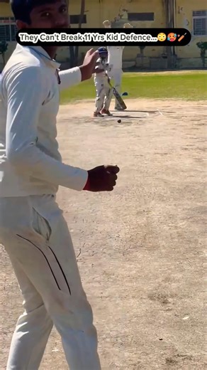 They Can't Break This Kid's Defence...😳🙋🏏#cricket#goprocricket#cricketshorts#shorts#trending#offspin