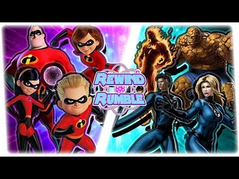 INCREDIBLES vs FANTASTIC 4! (Disney vs Marvel Animation) | REWIND RUMBLE